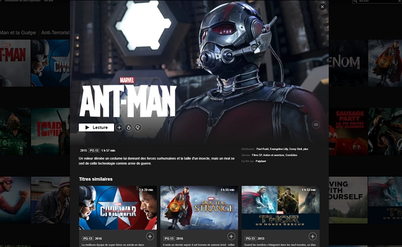 Comment regarder Ant-Man sur Netflix en France ?