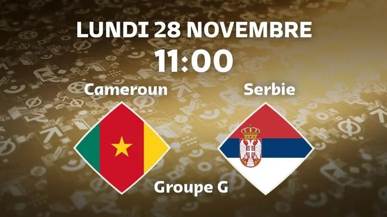 Cameroun Serbie diffusé en streaming sur 2 chaînes gratuites