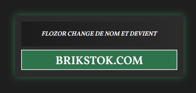 Flozor devient Brikstok