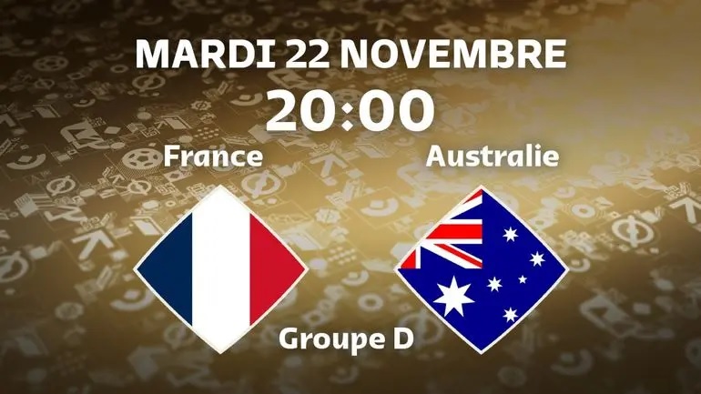 France Australie en streaming direct sur MyTF1