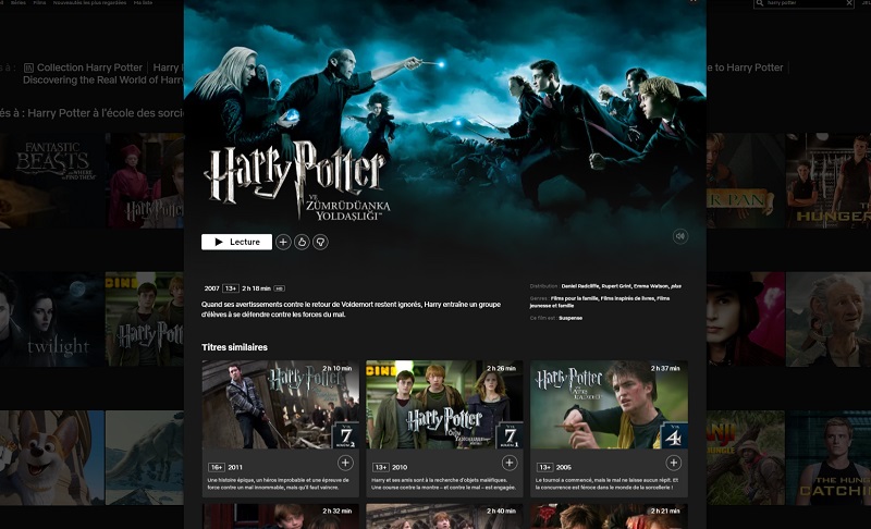 Comment regarder Harry Potter sur Netflix en France en 2022 ?