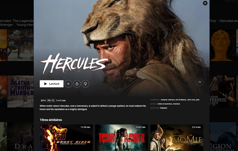 Comment voir le film Hercule sur Netflix en France ?
