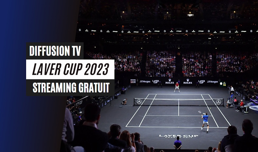 Laver Cup 2023 diffusée en streaming sur une chaîne TV gratuite