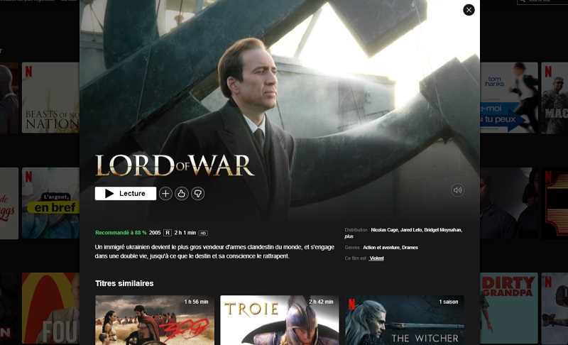 Comment regarder Lord of War (VF) sur Netflix en France ?