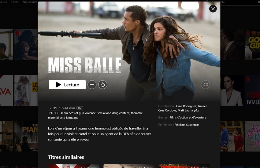 Comment regarder Miss Bala sur Netflix en France ?
