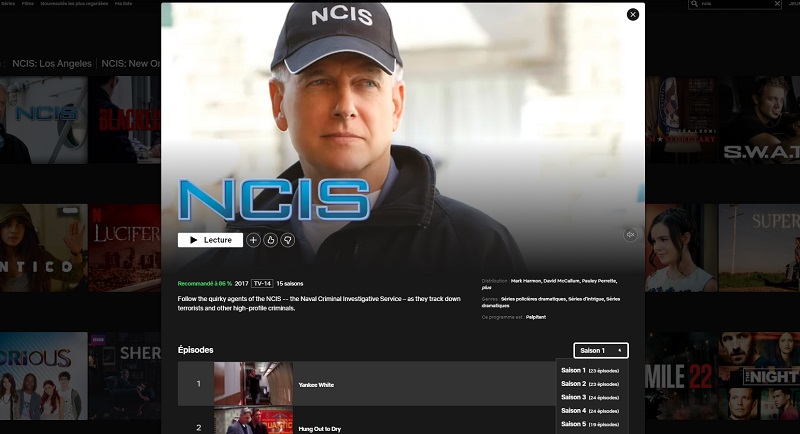 Comment voir NCIS sur Netflix en France ?
