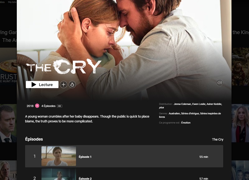 Comment regarder The Cry sur Netflix en France ?