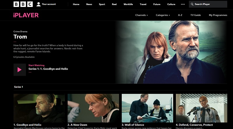 Comment regarder la série Trom (2022) en streaming sur la BBC ?