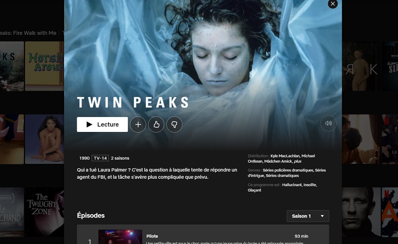 Comment voir Twin Peaks sur Netflix en France ?