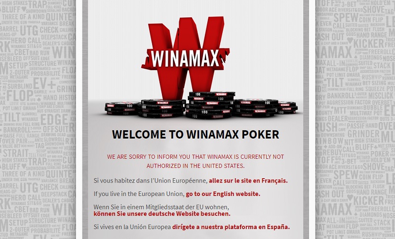 Winamax bloqué à l'étranger