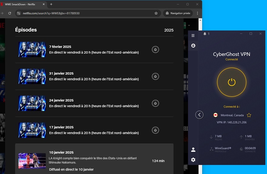 SmackDown Netflix France